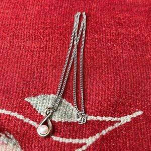 James Avery Necklace and pearl pendant